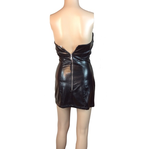 Leather bodycon dress - Picture 5 of 6